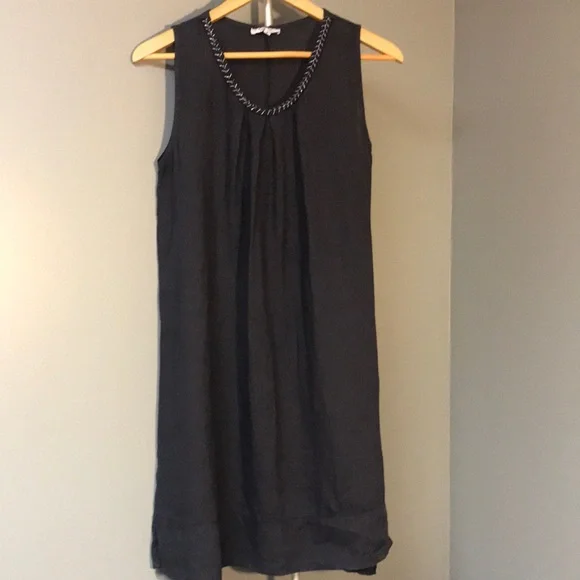 chinese dress ladies Rosemarine Linen Dress with Pockets L  Rikochet Resale Online